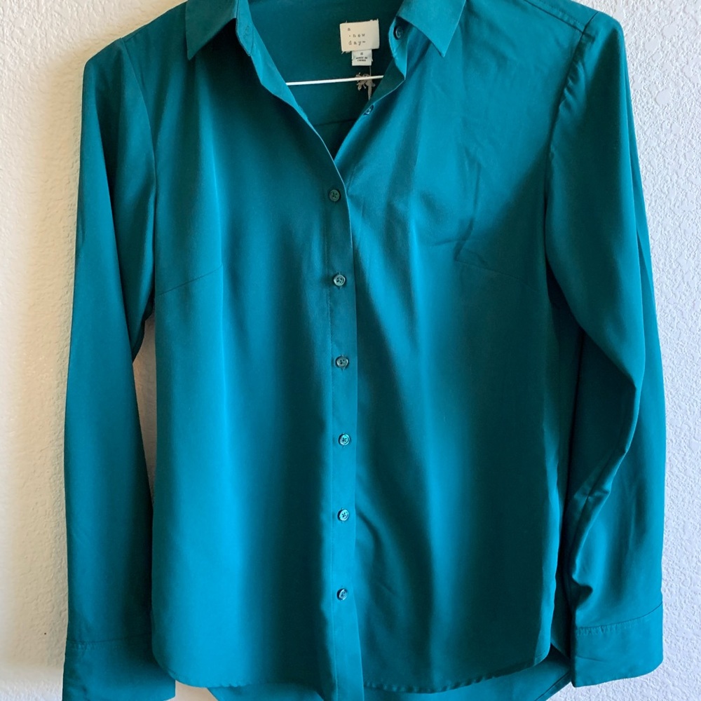 Green Button Down Shirt